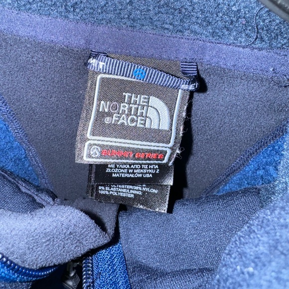 The North Face Men Summit Series Blue Fuzzy Fleece Full Zip Jacket - Size XL - Picture 10 of 12
